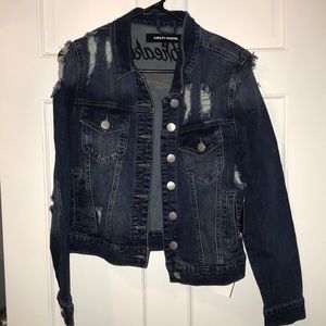 ASHLEY MASON Heartbreaker Embroidered Distressed